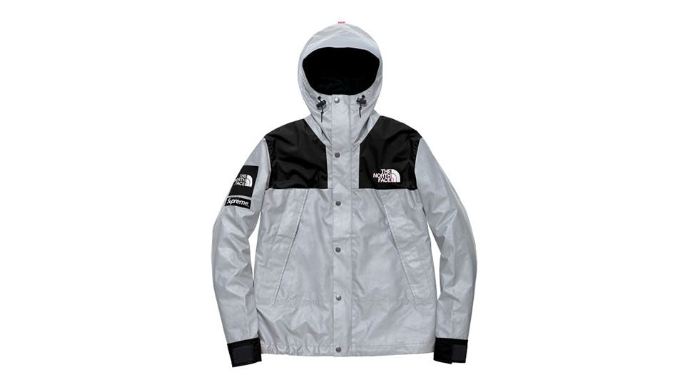 supreme north face jacket black